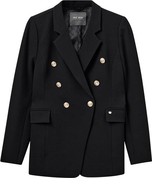 Mos Mosh Mmbabeth Lunie Blazer Kvinde Black Blazere Str 40 - hos Magasin