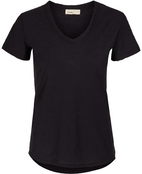 Levete room ANY 2 Kvinde Black Kortærmede T-shirts Str M - Bomuld hos Magasin