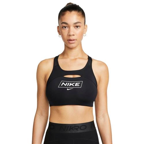 Nike Pro Drifit Swoosh Medium-support Sports bh L - Sports Bh'er hos Magasin