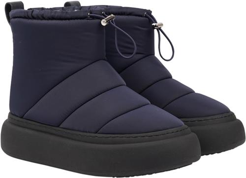 Lovelies Nimis Nylon Boots W/shearling Kvinde Navy Blue Vinterstøvler Str 40 Nylon - hos Magasin