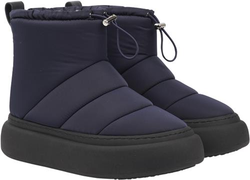 Lovelies Nimis Nylon Boots W/shearling Kvinde Navy Blue Vinterstøvler Str 38 Nylon - hos Magasin