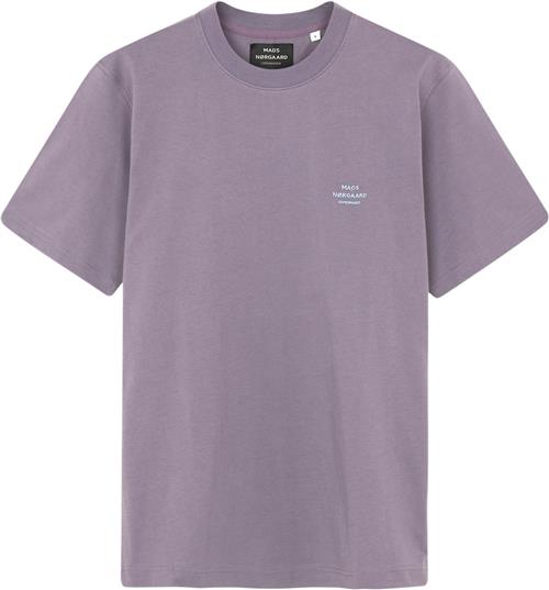 Se Mads Nørgaard - Copenhagen Cotton Jersey Frode Emb Logo Tee Mand Grå Kortærmede T-shirts Str XXL - hos Magasin ved Magasin