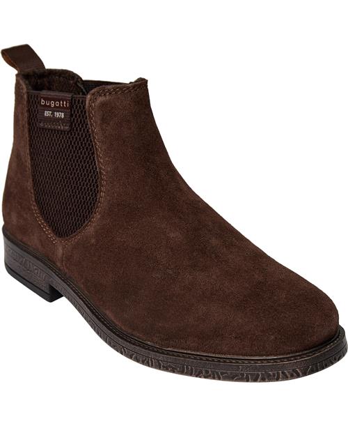 Bugatti Ladano Mand Dark Brown Chelsea Boots Str 43 - hos Magasin