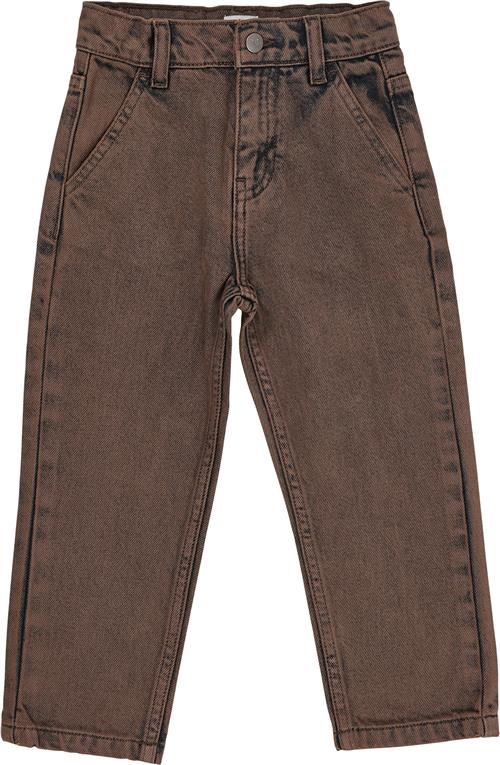 Copenhagen Colors Organic Junior Jeans, Reugular FIT Str 92 - Dk Brown Dyed Jeans Bomuld hos Magasin