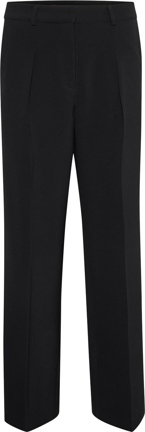 My Essential Wardrobe 29 THE Tailored Pant Kvinde Black Bukser Med Lige Ben Str 40 - hos Magasin