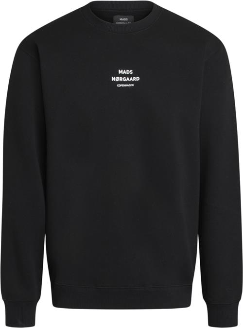 Se Mads Nørgaard - Copenhagen Standard Crew Logo Sweat Mand Sort Sweatshirts Str XL - hos Magasin ved Magasin