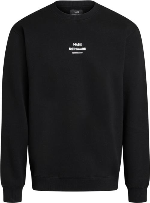 Se Mads Nørgaard - Copenhagen Standard Crew Logo Sweat Mand Sort Sweatshirts Str XXXL - hos Magasin ved Magasin