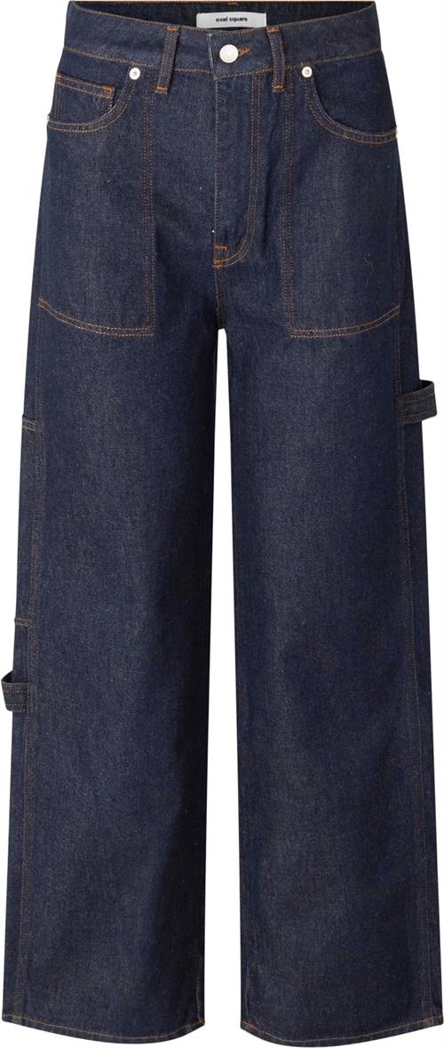 Oval Square Osplayer Jeans 0103 Kvinde 0103 Raw Wide Jeans Str 25 - hos Magasin