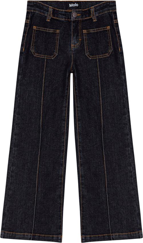 Molo Adina Str 7 år / 122 cm - Blå Jeans Bomuld hos Magasin