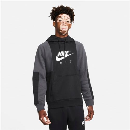 Se Nike Air Brushed Back Fleece Haettetroje XL - Hættetrøjer hos Magasin ved Magasin