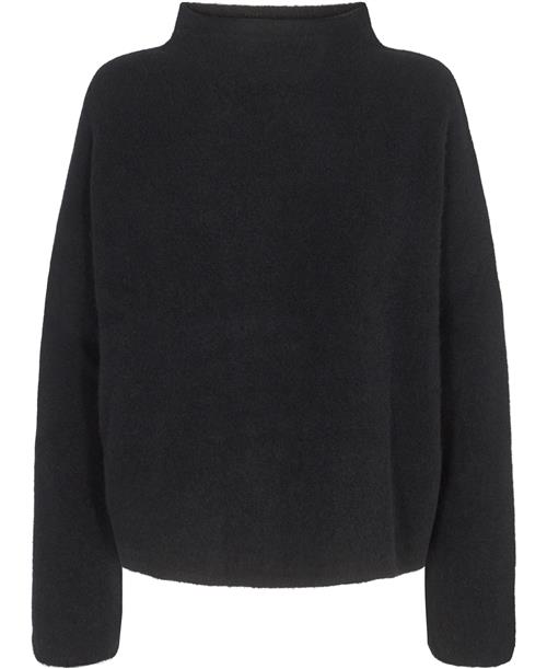 Filippa K Mika Yak Funnelneck Sweater Kvinde Black Rullekraver Str S - hos Magasin