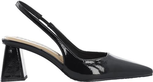 Bianco Biamaralyn Slingback Patent Kvinde Black Slingbacks Str 38 - hos Magasin