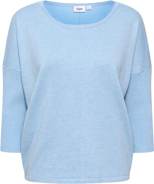 Saint Tropez A2561, Milasz Rneck Pullover Kvinde 1441101 Sweaters Casual Fit Str S - hos Magasin