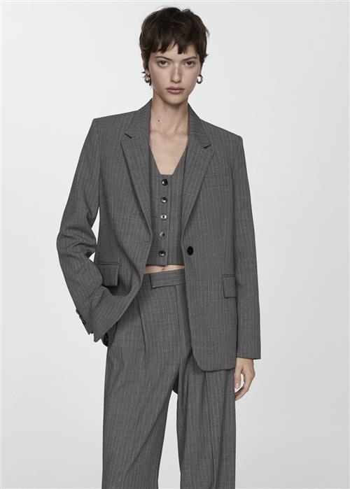 MANGO Pinstripe Suit Blazer Kvinde 92 Blazere Str M - hos Magasin