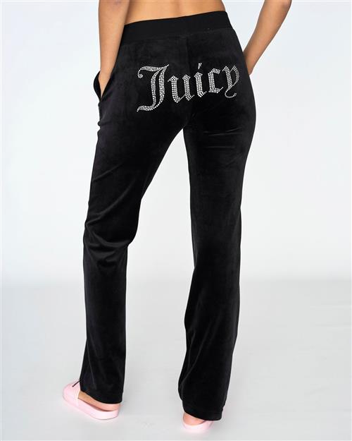 Se Juicy Couture Del Ray Diamante Track Pant Kvinde Black Sweatpants Str S - hos Magasin ved Magasin