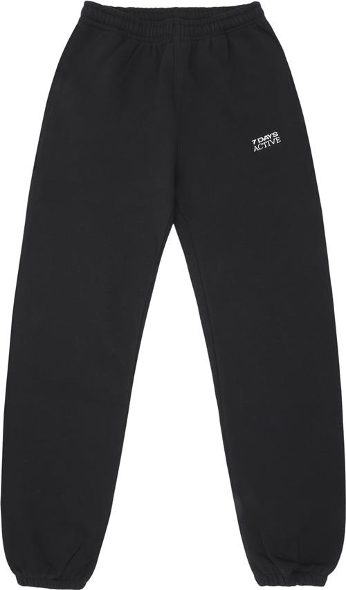 Se 7 Days Active Organic Fitted Sweatpants Kvinde 001 Black Sweatpants Str L - hos Magasin ved Magasin