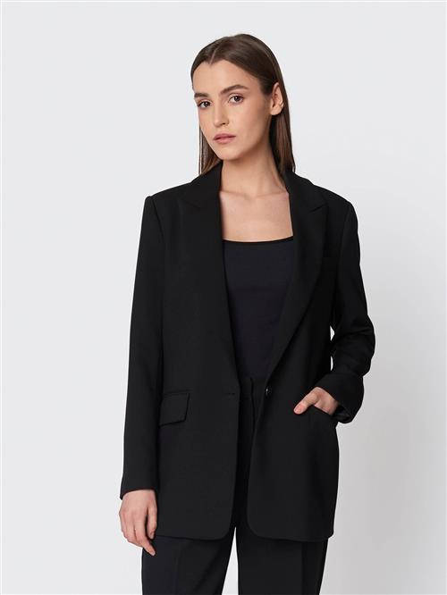 Bruuns Bazaar Cindysusbbfrida Blazer Kvinde Black Blazere Str 44 - Polyester hos Magasin