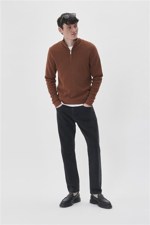 Se Matinique Malagoon Z Mand Cambridge Brown Sweaters Regular Fit Str L - hos Magasin ved Magasin