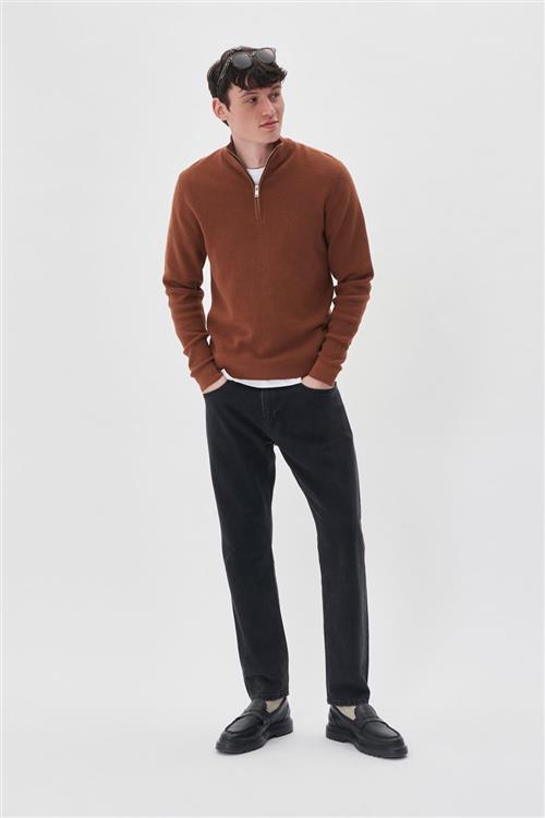 Se Matinique Malagoon Z Mand Cambridge Brown Sweaters Regular Fit Str M - hos Magasin ved Magasin