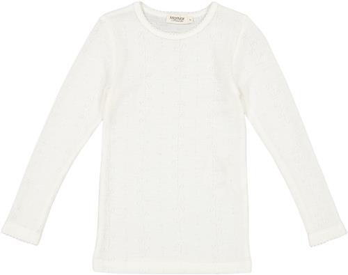 MarMar Copenhagen Tamra Str 2Y/92 - Natural Langærmede T-shirts Uld hos Magasin