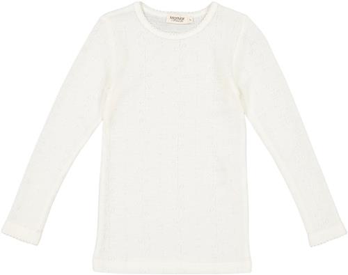 MarMar Copenhagen Tamra Str 3Y/98 - Natural Langærmede T-shirts Uld hos Magasin