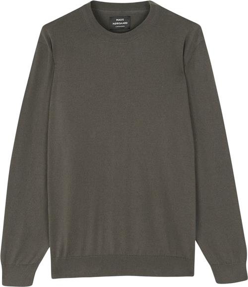 Mads Nørgaard - Copenhagen Tight Cotton Karsten Knit Mand Mørke Grøn Sweaters Str S - hos Magasin