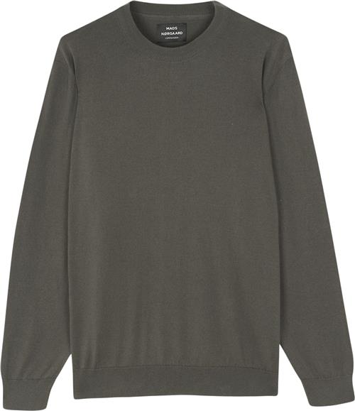 Mads Nørgaard - Copenhagen Tight Cotton Karsten Knit Mand Mørke Grøn Sweaters Str XXXXL - hos Magasin