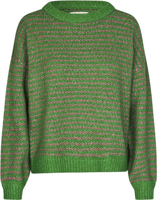 Lollys Laundry Terryll Knit Jumper LS Kvinde Green Sweaters Str L - hos Magasin