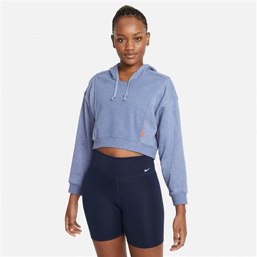 Se Nike Dri Fit Fleece Cropped Traeningshaettetroje S - Hættetrøjer & Sweatshirts hos Magasin ved Magasin