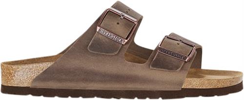 Se Birkenstock Arizona FL Brun Mand Brown Sandaler Str 41 - hos Magasin ved Magasin