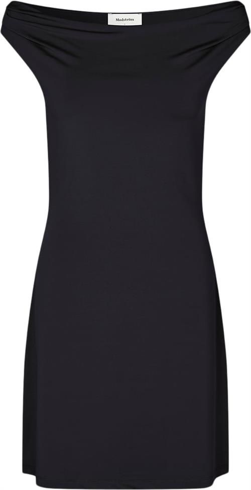 Modström Himamd Offshoulder Dress Kvinde Sort Korte Kjoler Str L - hos Magasin