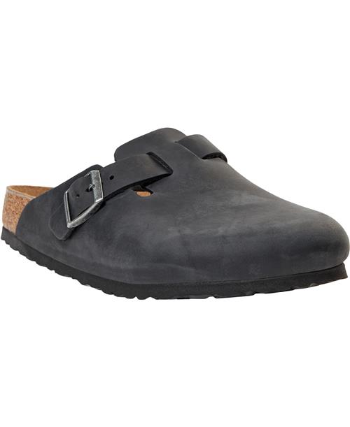 Birkenstock Boston Leoi Black Mand Black Sandaler Str 46 - hos Magasin