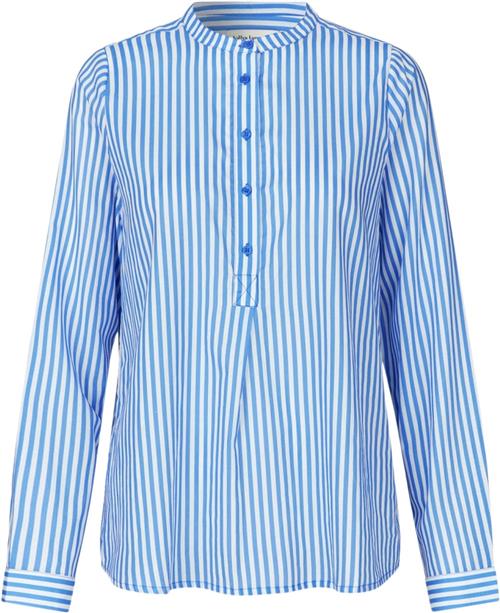 Se Lollys Laundry Luxll Shirt LS Kvinde Stripe Langærmede Skjorter Str S - hos Magasin ved Magasin