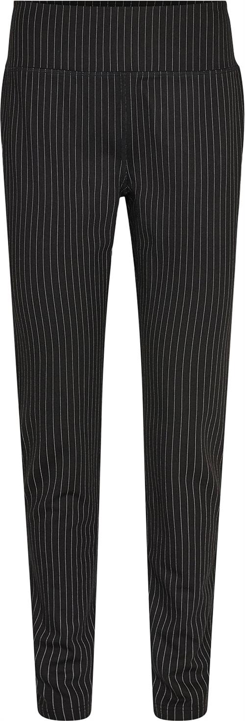 Designers Remix Zoe Tights Kvinde Striber/tern Bukser Med Smalle Ben Str 04 - hos Magasin