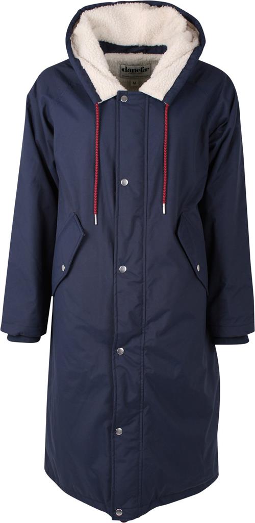 Danefæ Danecoast Winter Parka Dark Navy Kvinde Dark Navy Parkaer Str XL - hos Magasin