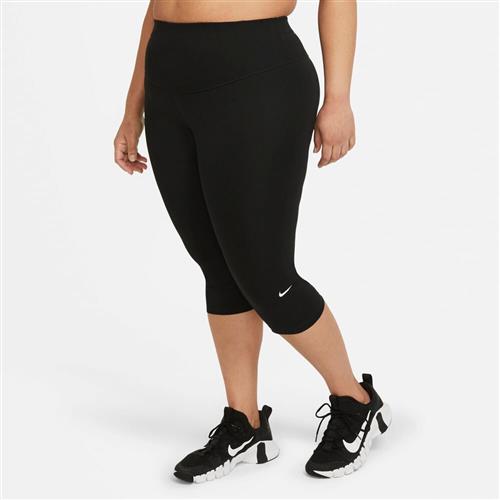 Nike One Midrise Trekvart Træningstights (Plus Size) M - Tights hos Magasin