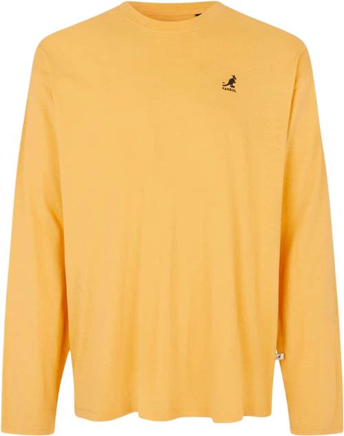 Se Kangol KG Harlem Longsleeve TEE Mand Orange Langærmede T-shirts Str XL - Bomuld hos Magasin ved Magasin