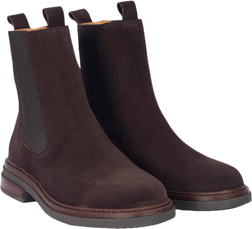 ANGULUS Støvle med Elastik Kvinde 2193/046 Brown/brown Chelsea Boots Str 39 - Læder hos Magasin