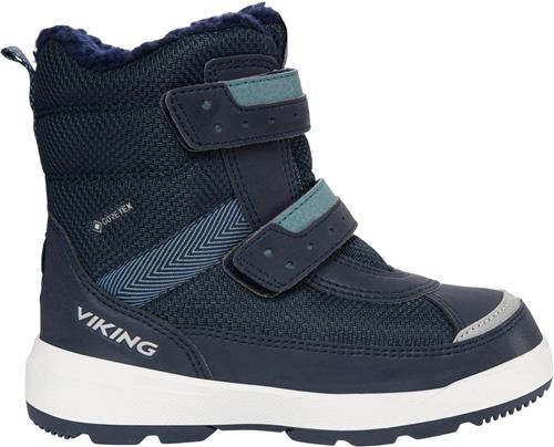 Viking Play Reflex Warm GTX 2V Navy/charcoal Støvler Str 29 - Gummi hos Magasin