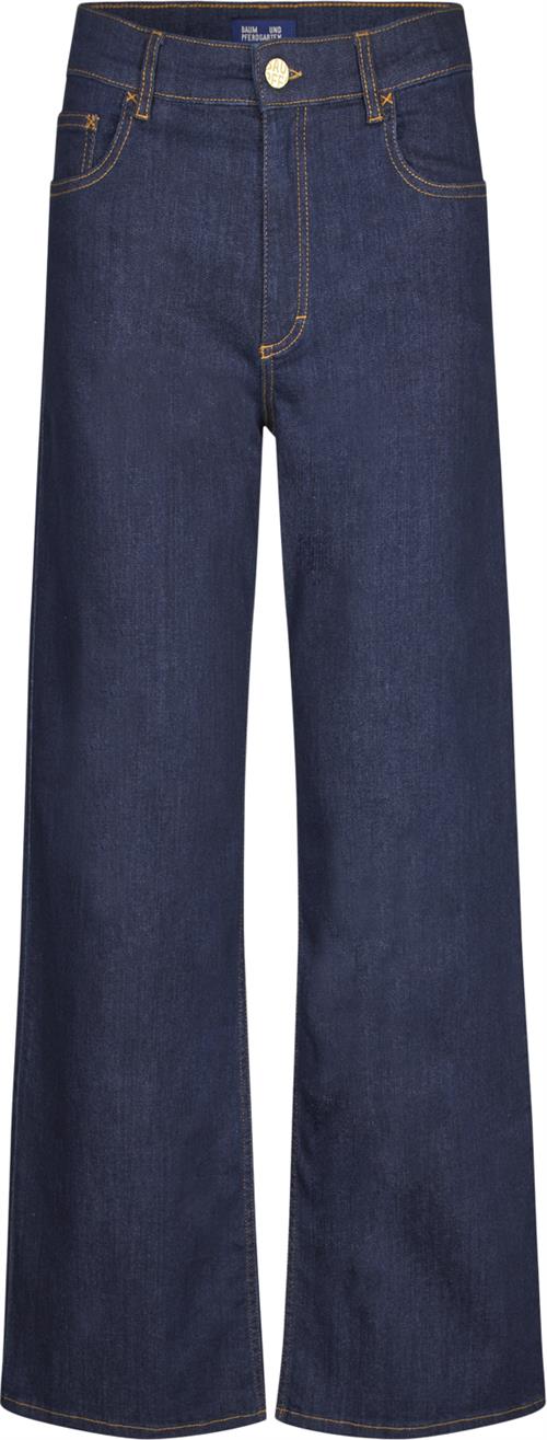 Se Baum und Pferdgarten Nicette Kvinde Denim Rinse Wide Jeans Str 38 - Denim hos Magasin ved Magasin