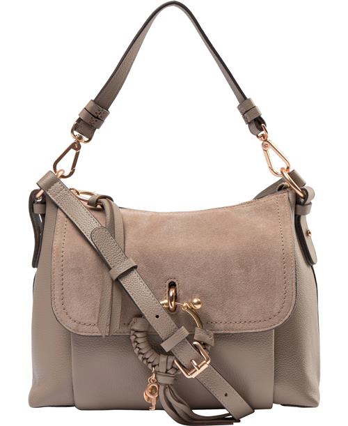 See by Chloé Sacs Porte Epau, Motty Grey, Single Size 29 x 20 x 14 cm - Skuldertasker Læder hos Magasin