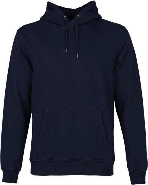 Colorful Standard Classic Organic Hood Mand Navy Blue Hoodies Str L - Bomuld hos Magasin