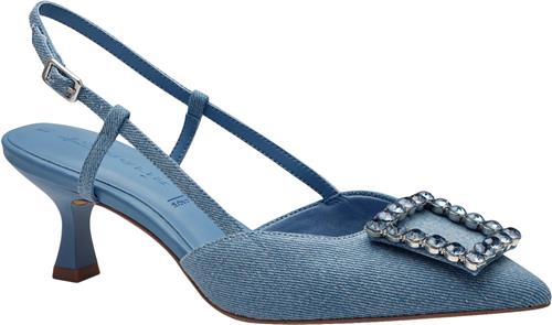 Se Tamaris 129601-42 Kvinde Denim Slingbacks Str 41 - Denim hos Magasin ved Magasin