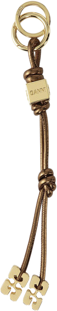 Ganni Ganni Bou Keyring Metallic ONE SIZE - Nøgleringe hos Magasin