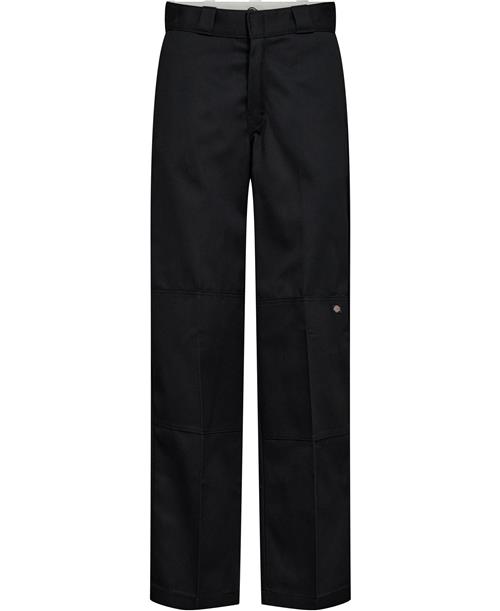 Dickies Double Knee Work Pant Black Kvinde Black Bukser Med Brede Ben Str W32 L32 - hos Magasin