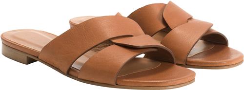 Dico Copenhagen Lulu Flats Kvinde Dark Tan Flade Sandaler Str 39 - hos Magasin