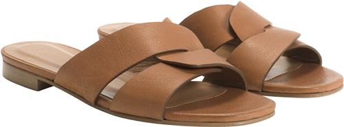 Dico Copenhagen Lulu Flats Kvinde Dark Tan Flade Sandaler Str 37 - hos Magasin