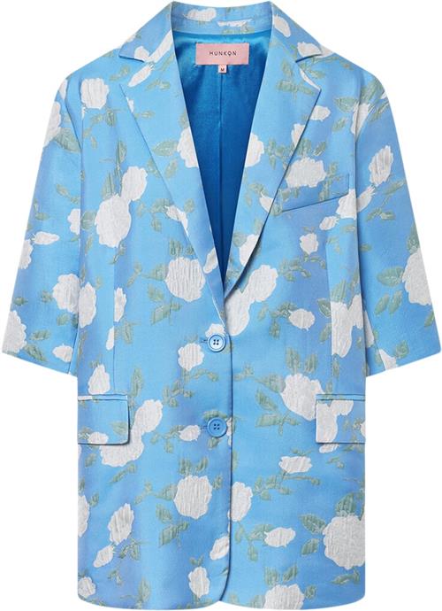 HUNKØN Carla Blazer Kvinde Blue Blazere Str XS - hos Magasin