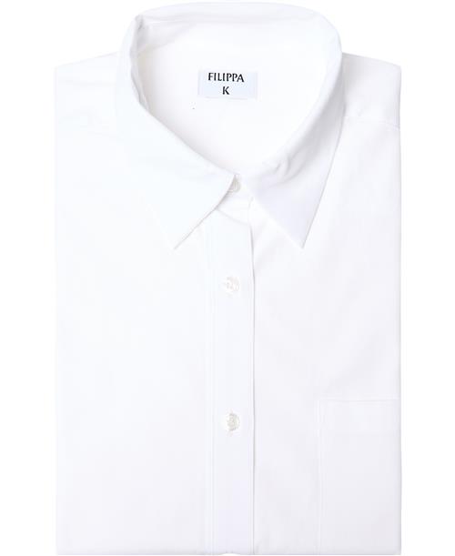 Filippa K Sammy Shirt Kvinde White Langærmede Skjorter Str 34 - hos Magasin