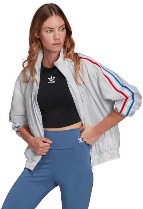 adidas Adicolor Tricolor Japona Træningsjakke 36 - Hættetrøjer & Sweatshirts Nylon hos Magasin